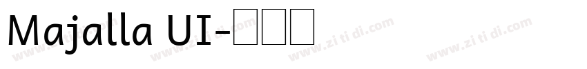 Majalla UI字体转换
